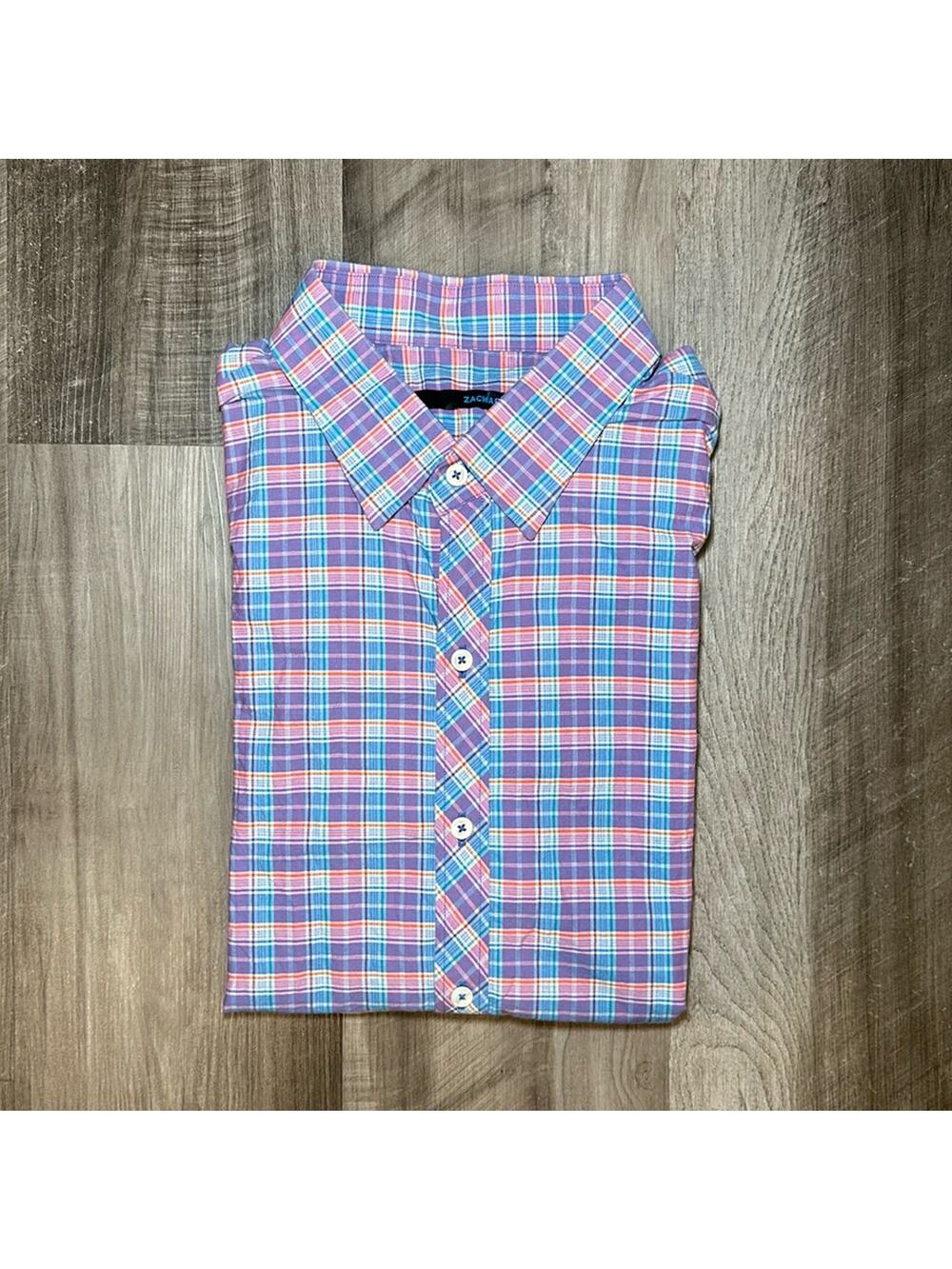 Zachary Prell Short Sleeve Button Down Shirt - XL